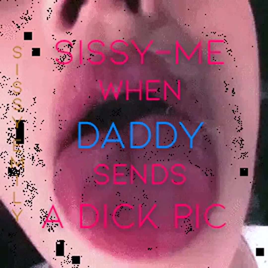 Caption, Close Up and Daddy — Sissysally_sucks — sissy