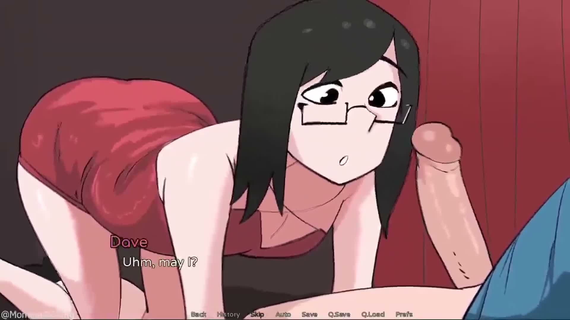 Femboy Hentai — Anal, Animation & Blowjob — cum in mouth