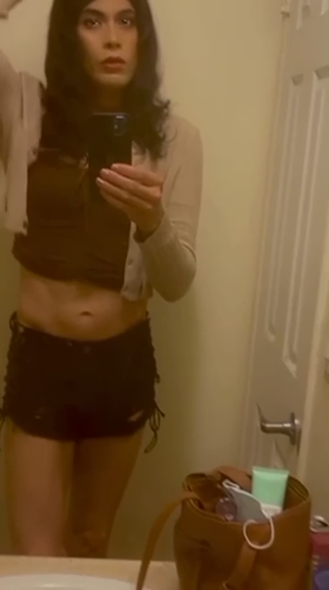 Jean Shorts Latina video by Redmarierose — trans