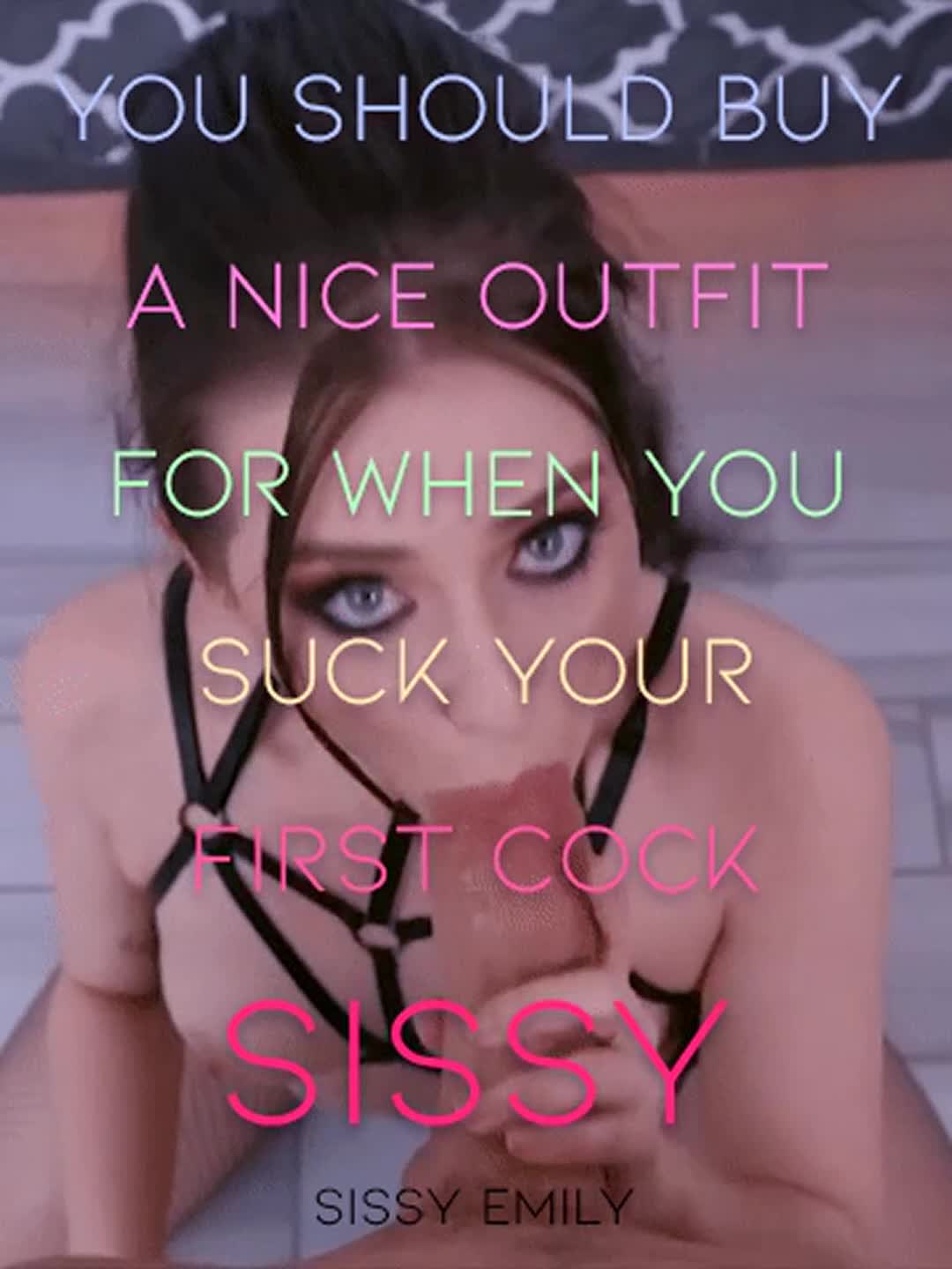 Blowjob Caption featuring Sissysally_sucks
