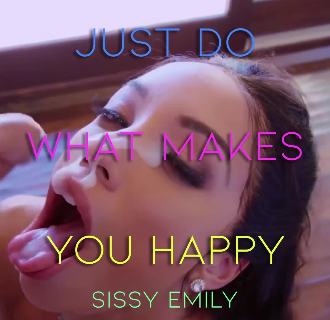 Sissysally_sucks: Caption Cum Cum In Mouth — sissy