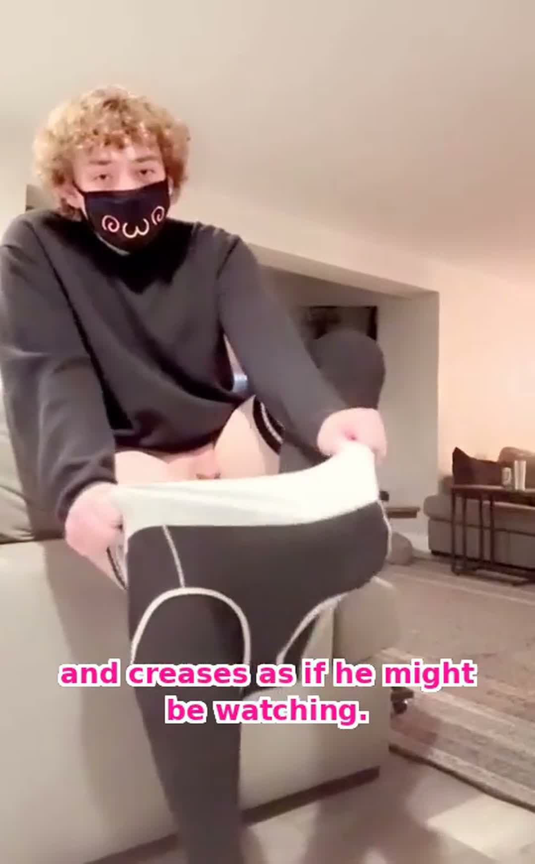 Posing in my knee-highs and panties like a good sissy — sissy caption